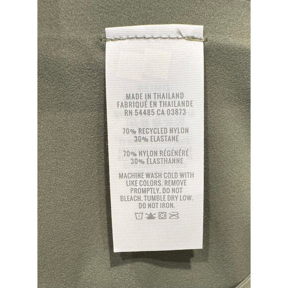 NWT Aerie SMOOTHEZ Large olive Green High Neck Bodysuit top stretch comfort soft - Picture 6 of 6